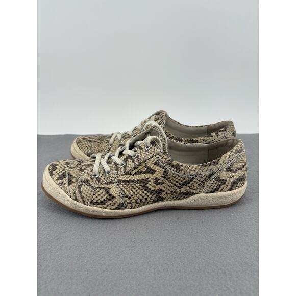 Josef Seibel Caspian Womens Size EU 37 Shoes Snake Print Leather Comfort Sneaker - Picture 1 of 13